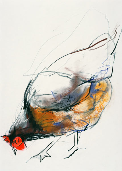 Feeding Hen, Trasierra van Mark  Adlington