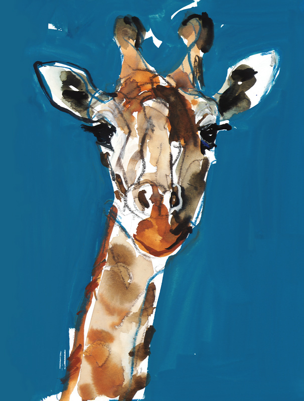 Masai Giraffe van Mark  Adlington
