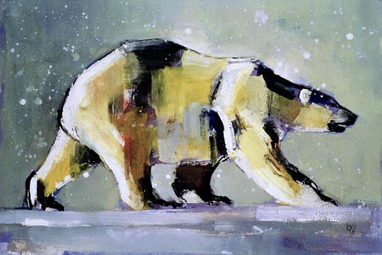 Ice Bear, 1998 (mixed media on paper)  van Mark  Adlington