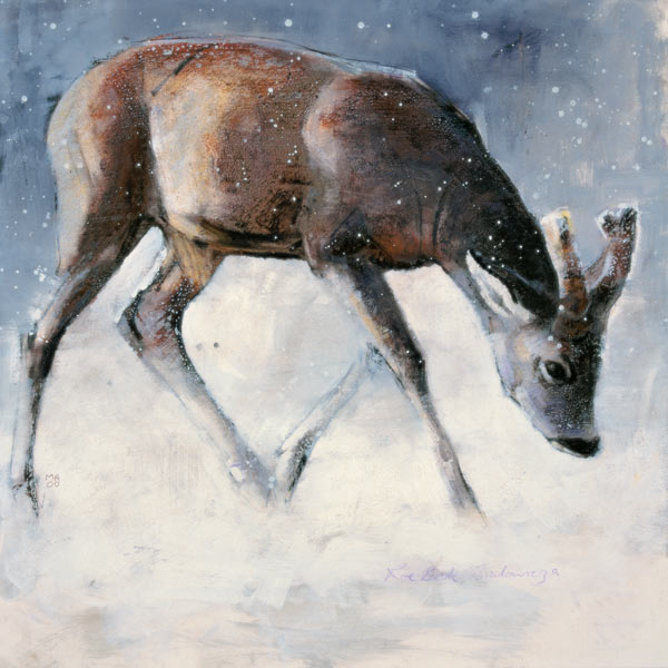 Roe Buck, Winter van Mark  Adlington