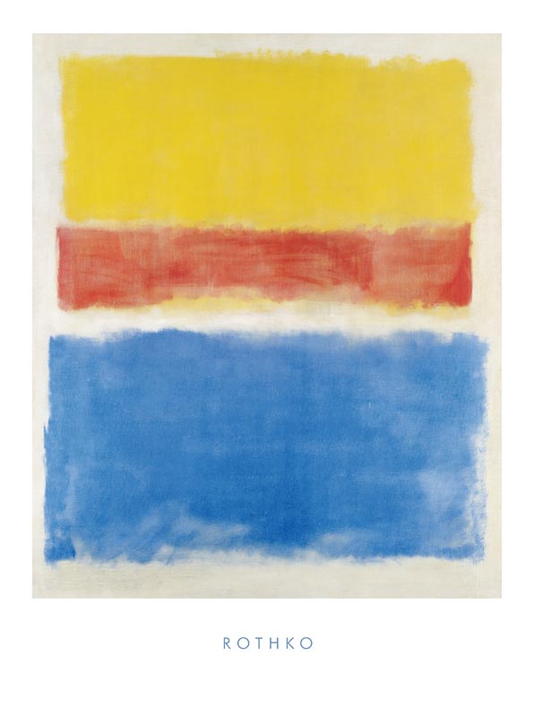 Untitled (Yellow-Red and Blue) van Mark Rothko