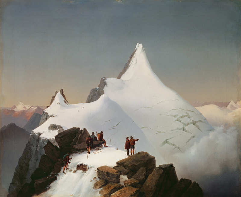 Der Großglockner im Schnee van Markus Pernhart