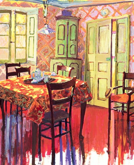 Morning Room, 2000 (acrylic on canvas)  van Martin  Decent