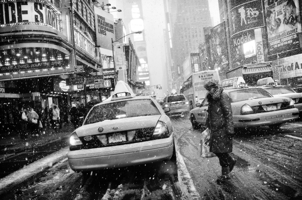 New York in Blizzard van Martin Froyda