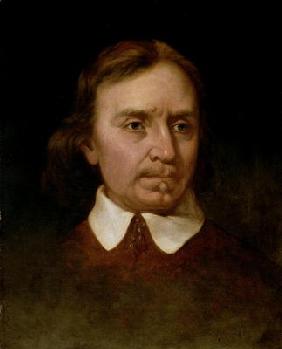 Portrait study of Oliver Cromwell (1599-1658) (oil on canvas)
