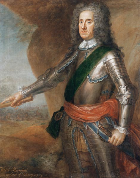 Field Marshal George Hamilton (1666-1737) Earl of Orkney van Martin Maingaud
