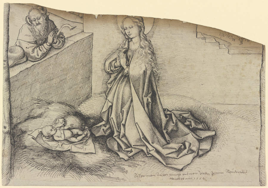 The Nativity van Martin Schongauer