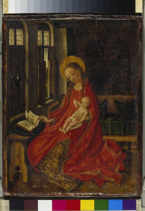 Maria mit Kind im Gemach. van Martin Schongauer