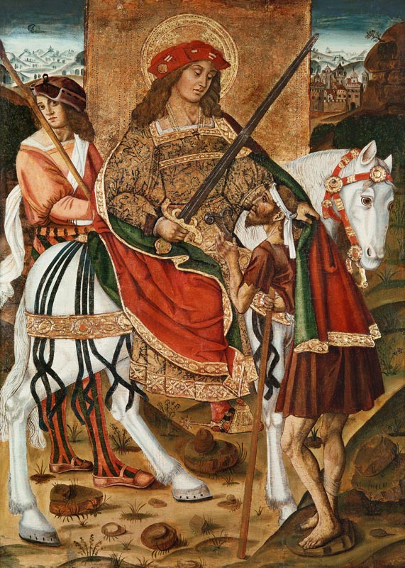Der heilige Martin und der Bettler. van Martin de Soria