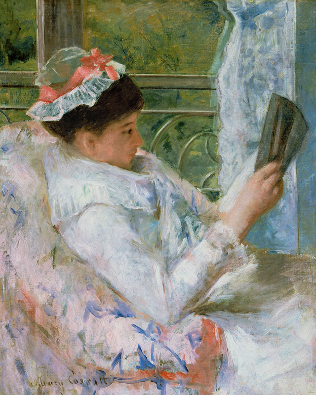 The Reader (Lydia Cassatt) van Mary Cassatt