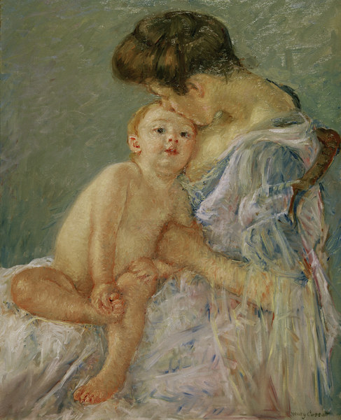 Cassatt / Maternity / Painting / c. 1906 van Mary Cassatt