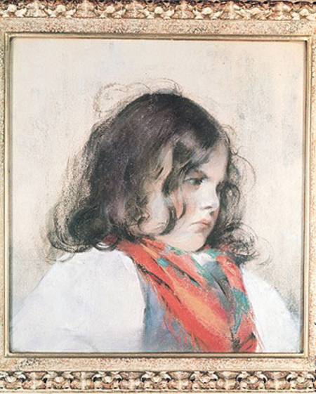 Head of a Child van Mary Cassatt