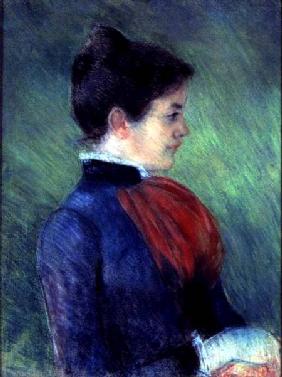 Study of a Woman in a Blue Blouse with a Red Ruff