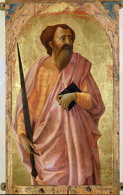 St. Paul, 1426 (tempera on panel) van Masaccio
