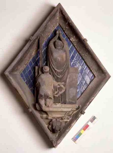 The Eucharist, relief tile from the Campanile van Maso  di Banco