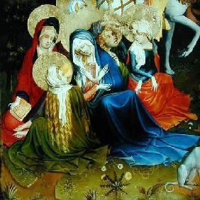 Group of Women at the Crucifixion, panel from the St. Thomas Altar from St. John's Church, Hamburg