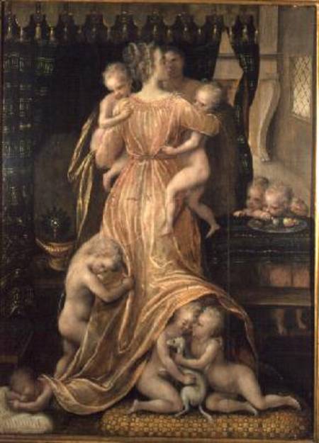 Allegory of Abundance van Master of Flore