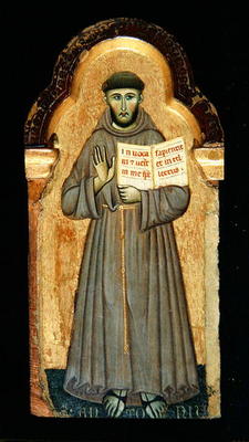 St. Francis, 1272 (tempera on panel) van Master of San Francesco