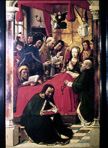 The Death of the Virgin van Master of Santa Maria del Campo