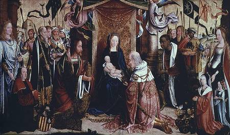 The Adoration of the Kings van Master of St. Severin