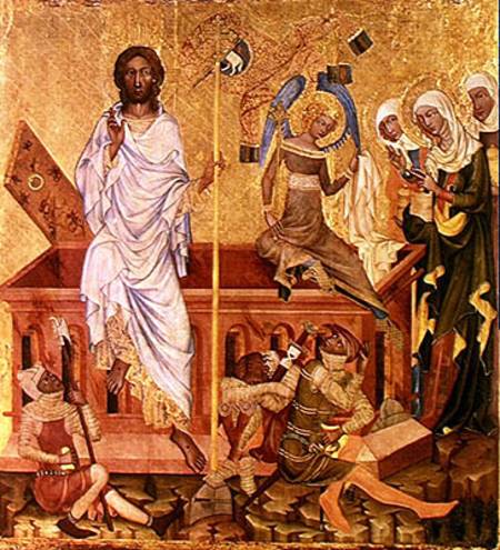 Resurrection of Christ van Master of the Cycle of Vyssi Brod