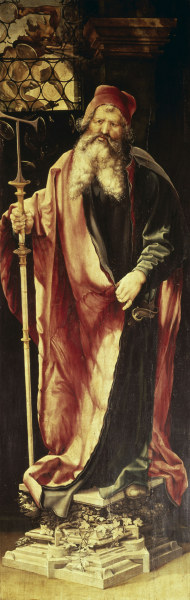Grünewald, Isenheim Altarpiece rechterdeel van Mathias (Mathis Gothart) Grünewald