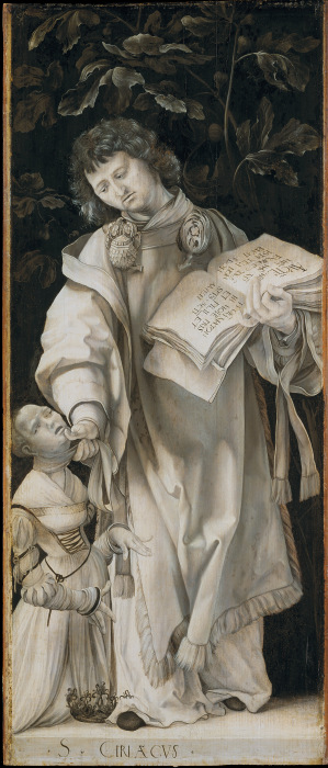 Saint Cyriacus van Mathis Gothart Nithart gen. Grünewald