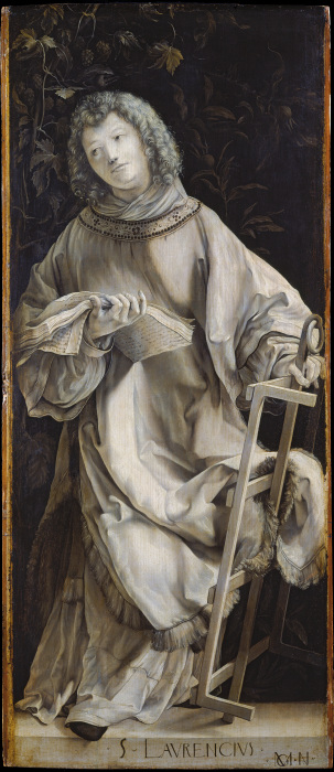 Saint Lawrence van Mathis Gothart Nithart gen. Grünewald