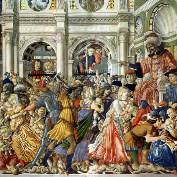 The Massacre of the Innocents van Matteo  di Giovanni di Bartolo