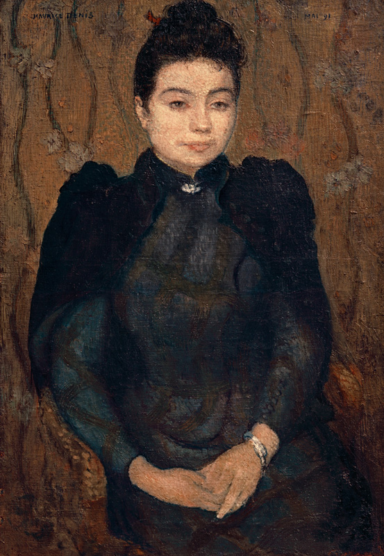 Portrait of Eva Meurier  van Maurice Denis