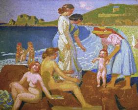 Bathers in Perrso-Guirec 