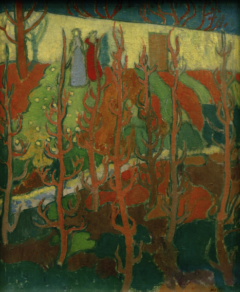 The Orchard at the Hermitage van Maurice Denis