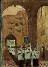 Prozession in Rom. van Maurice Denis