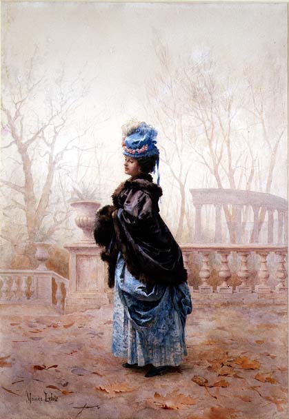An Elegant Lady van Maurice Leloir