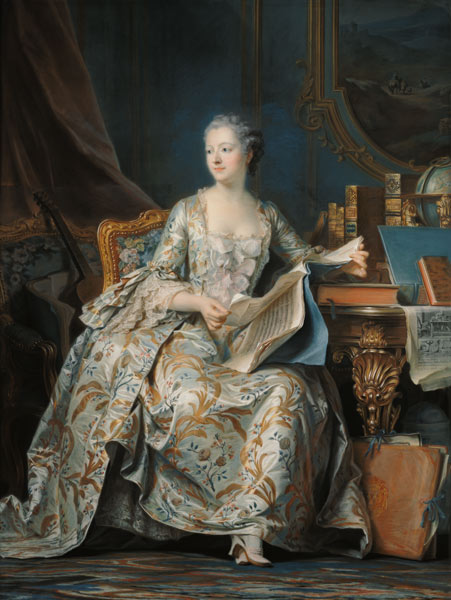 Madame de Pompadour  van Maurice Quentin de La Tour