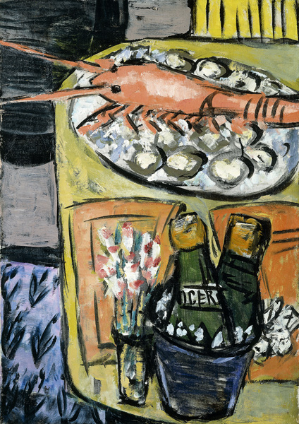 Lobster Still Life (Hummerstilleben). 1941 van Max  Beckmann