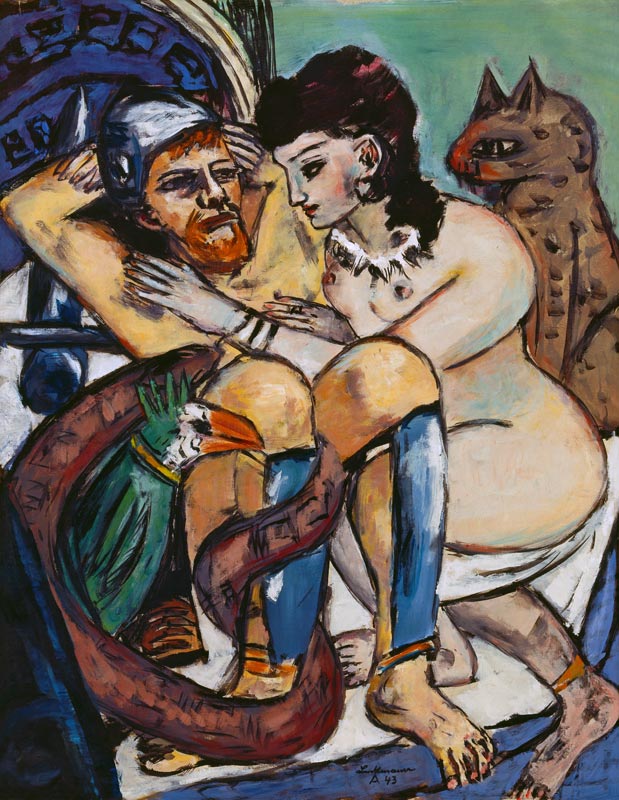 Ulysses and Calypso. 1943 van Max  Beckmann