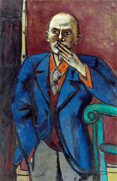 Self-portrait van Max  Beckmann