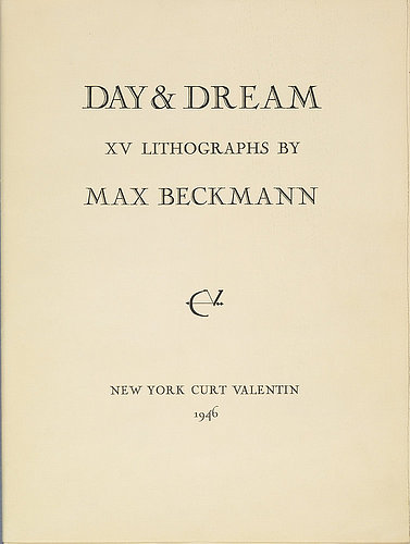 Day and Dream, Front Page.(Folder for Inv. Nr. SG 3160-SG 3174). van Max  Beckmann