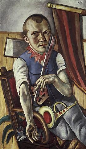 Self Portrait as Clown. 1921