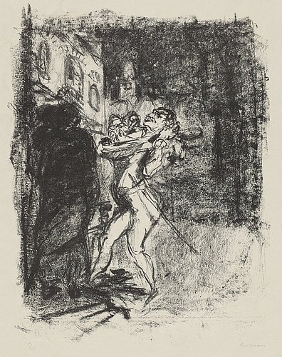 Serenade of Mephistopheles. 1911. van Max  Beckmann
