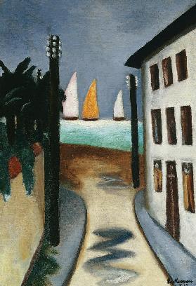 Small Landscape, Viareggio (Kleine Landschaft, Viareggio). 1925