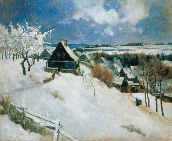 Osterschnee van Max Eduard Giese