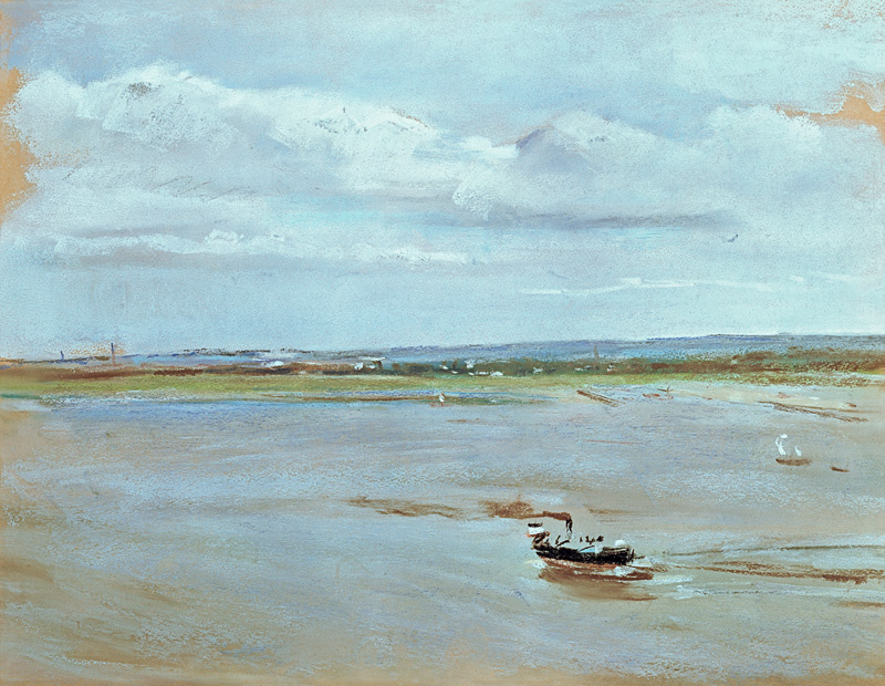 After the Rain, 1902 (pastel on paper) van Max Liebermann