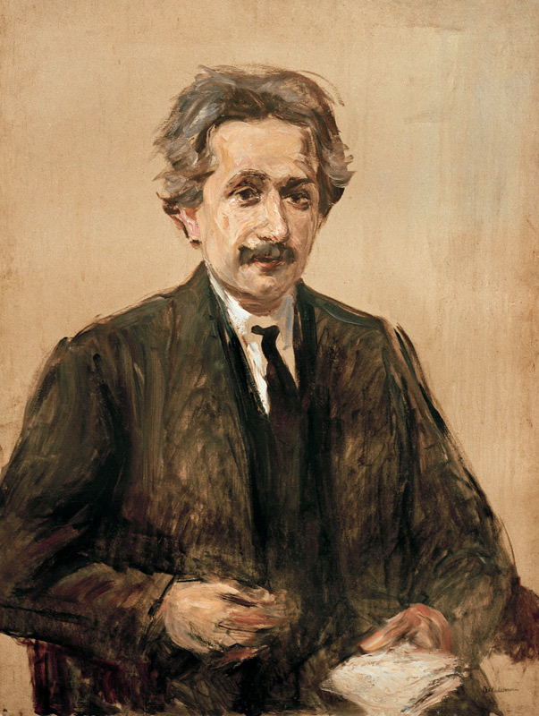 Albert Einstein van Max Liebermann