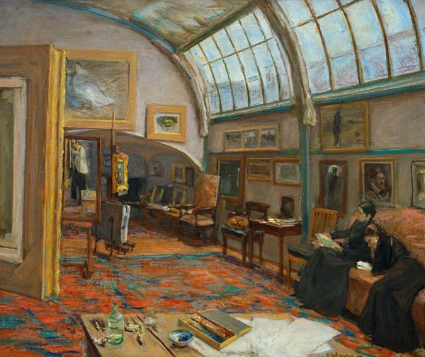 The Artists Studio van Max Liebermann