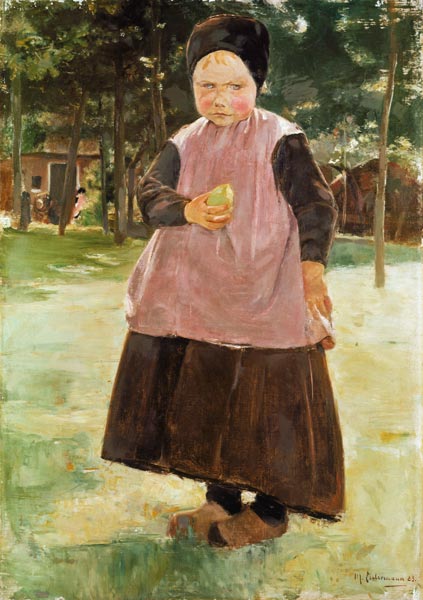 Eve, 1882 (oil on canvas) van Max Liebermann