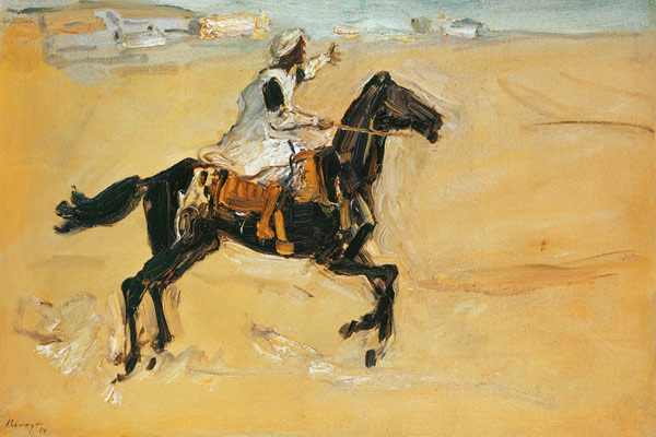 Arabs on horseback van Max Slevogt