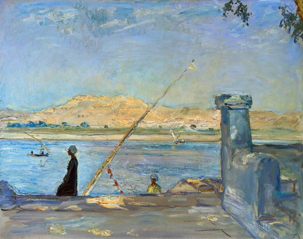 Slevogt, Morgen bei Luxor/ 1914 van Max Slevogt