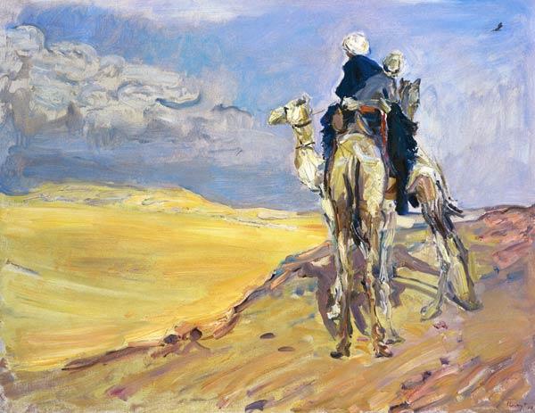 Slevogt, Sandsturm Libysch.Wüste/1914